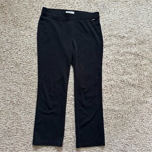 89th & Madison Women's Dress Comfortable Pull On Black Pants Slacks Size Large